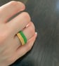 Stylish modern beaded ring - Image 2