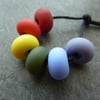 rainbow tumbled spacers 