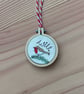 Personalised Tiny Embroidery Hoop Christmas Hanging Decoration  - Image 4