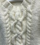 Baby cream aran jumper - Image 3