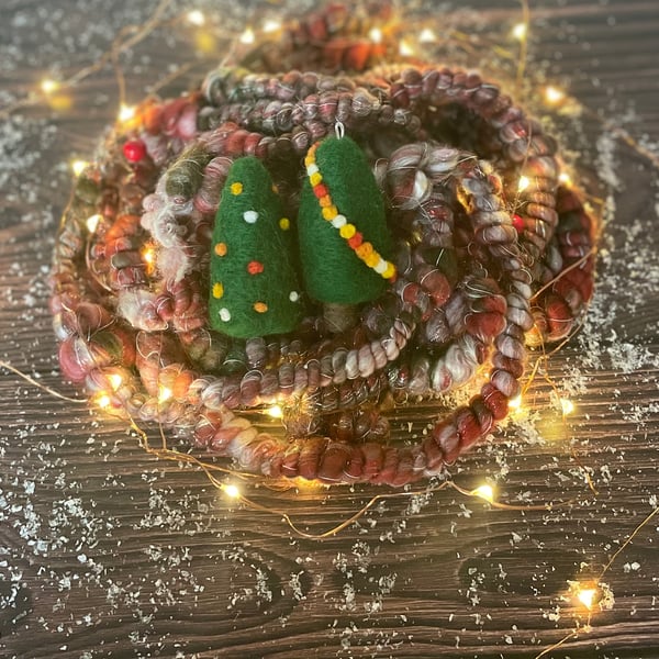 Christmas Tree - Felted Christmas Tree - Needle Felted Christmas Tree - Bauble