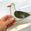 Stained Glass Seagull Suncatcher - Handmade Hanging Decoration