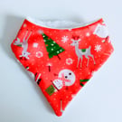  Christmas bandana bib, Xmas bib, babies first Christmas, Bandana Bib, 