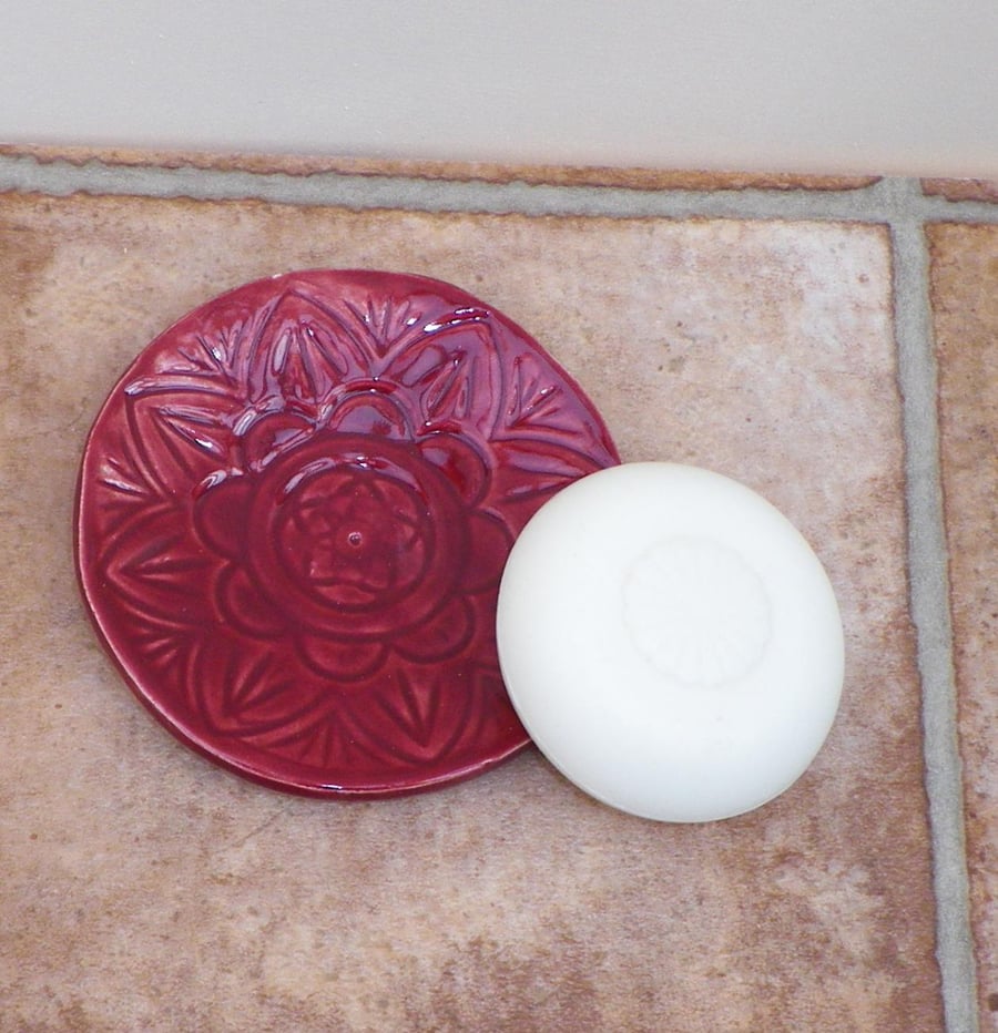 soapdish in stoneware soap dish pottery ceramic