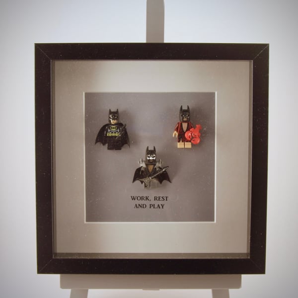 Batman-Work rest & play mini figure frame