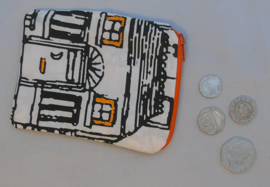 Clearance - Small (but perfectly formed!) Zippered Pouch - Hand Embellished