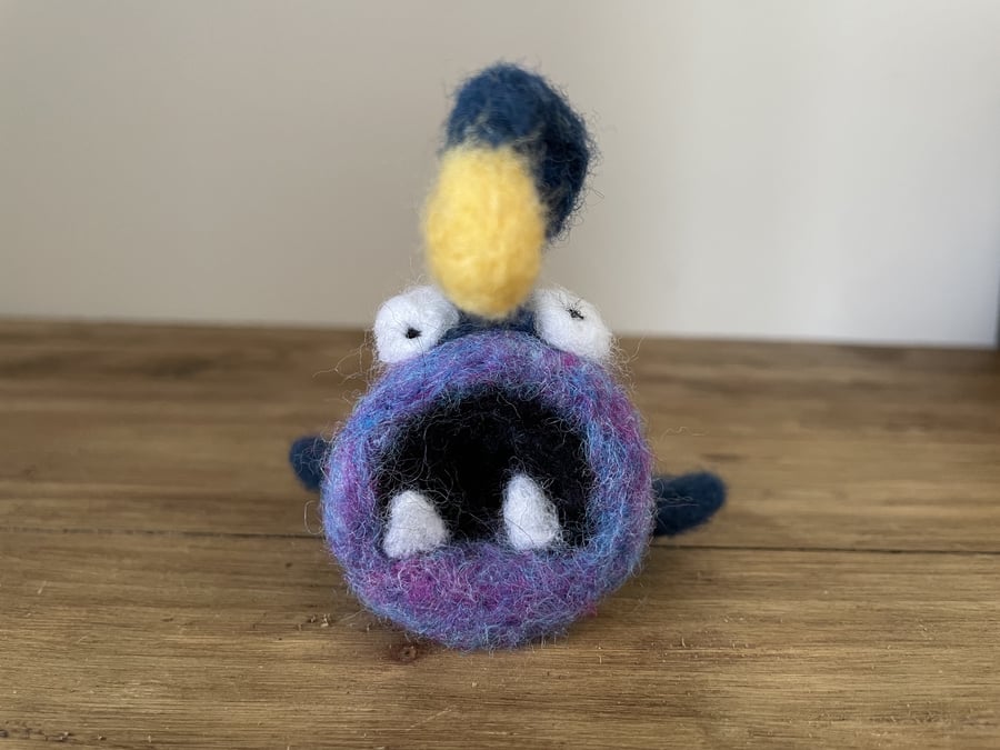 Martin Lantern Fish needle felted fish - made to order 