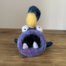 Martin Lantern Fish needle felted fish - made to order 