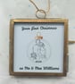 First Christmas for Newlyweds Miniature Framed Prints - Image 2