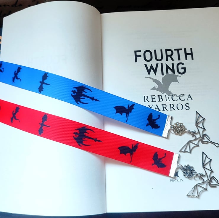 Fourth Wing Bookmark Rebecca Yarros Bookmark Romantasy -  Portugal