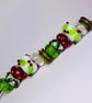 Handmade Christmas lamp work glass beads - Image 1