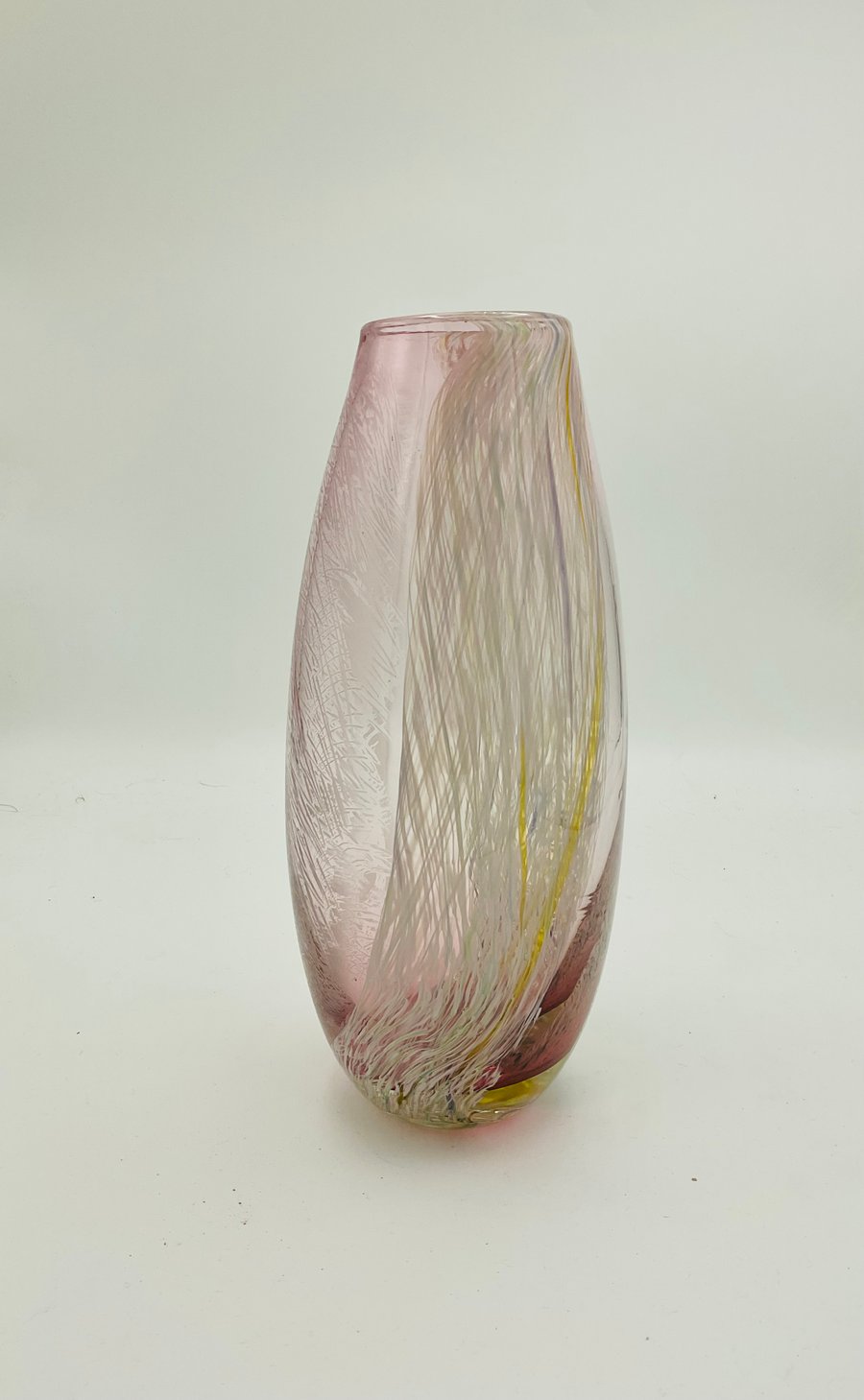 Pink Waterfall Vase