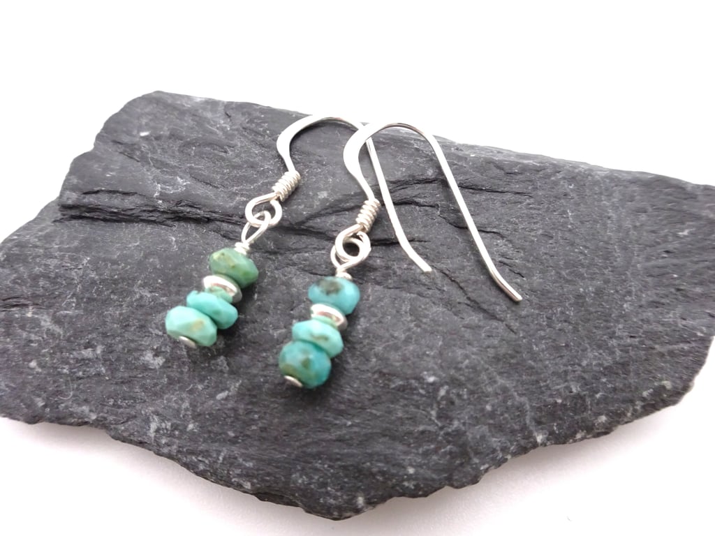 turquoise gemstone earrings