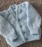 14" Baby Blue V Neck Cardigan