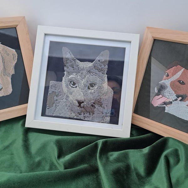 Custom made pet portraits