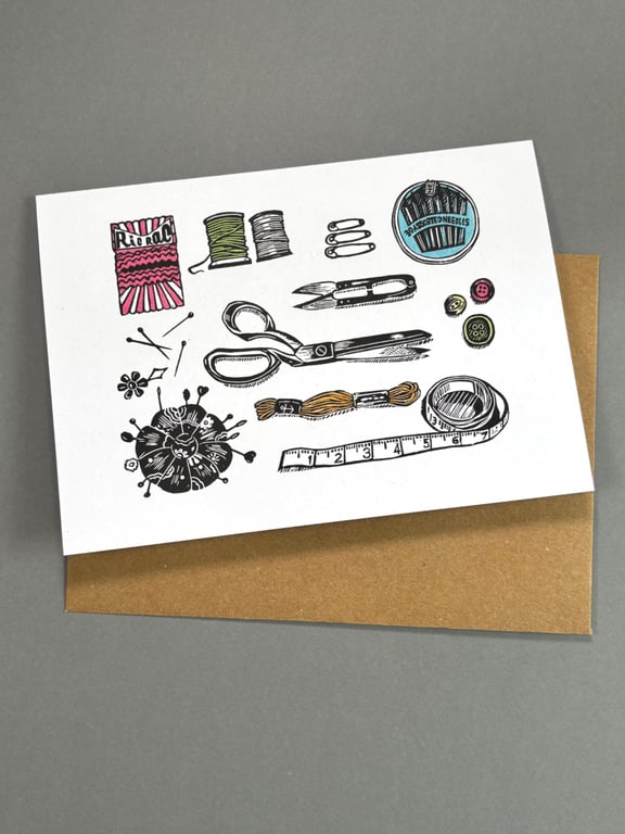Sewing Kit Card