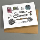 Sewing Kit Card
