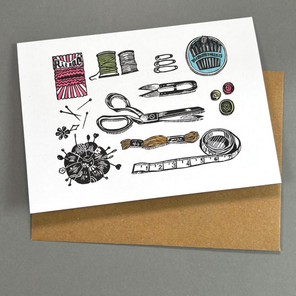 Sewing Kit Card
