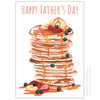 Father's Day Pancake Tower Card