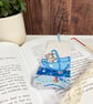 Bunny at Sea Laminated Bookmark with Ribbon - Image 2