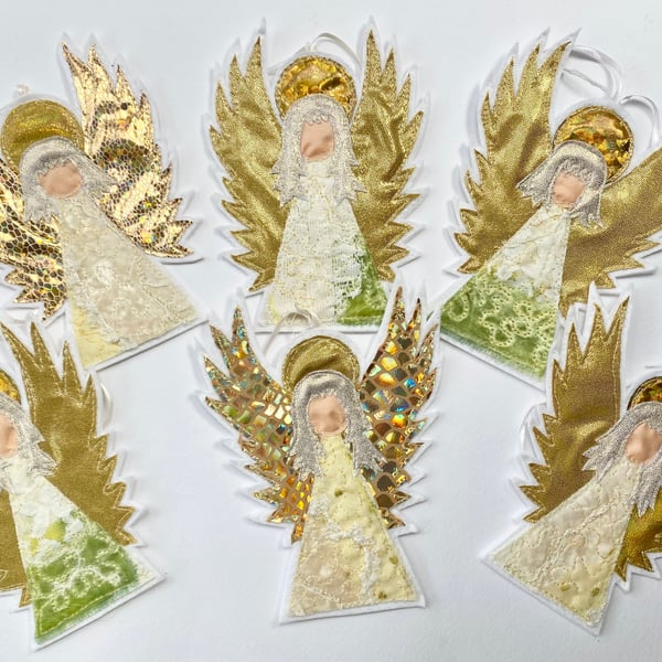 Angel Christmas tree decoration. Home decoration. Seasonal decoration. 