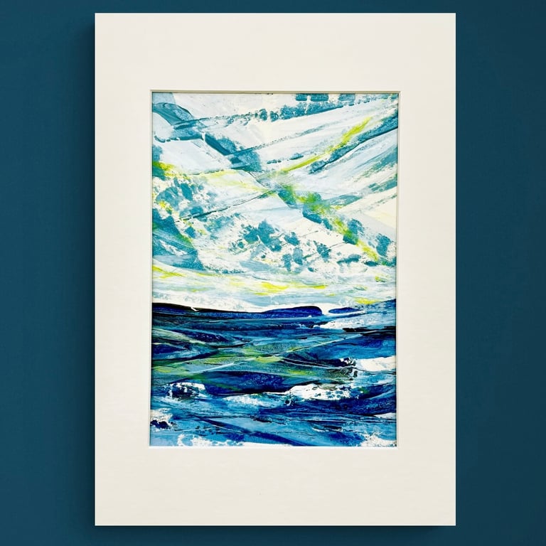 Perfectly Imperfect Original Seascape Painting - Sample 20