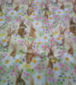 Rabbits and Spring Flowers Adult Apron - Image 2
