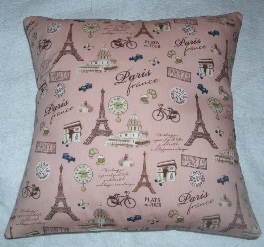 Paris scenes cushion