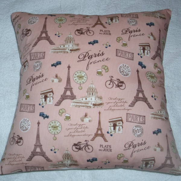 Paris scenes cushion