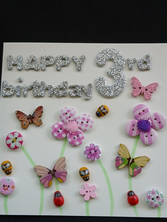 3rd birthday card 