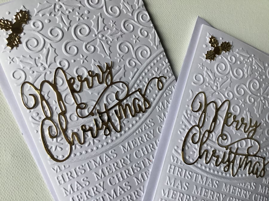 2 Christmas cards, Christmas cards, Christmas. CC737