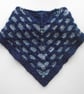 Knitted Kerchief Cowl, Scarf, Neckwarmer, Neckerchief, Bandana, Merino Wool - Image 6
