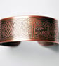 Celtic copper Tree Cuff Bracelet - Image 4