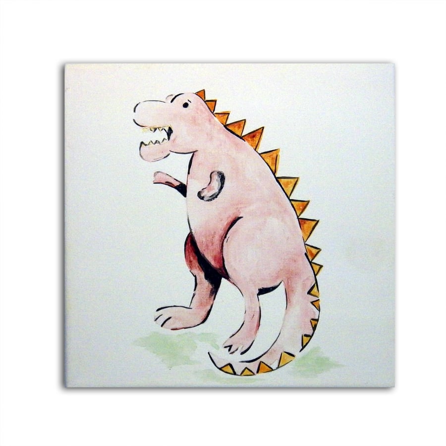 Dinosaur Art, Tyrannosaurus Rex Art, Boys Nursery Decor, Dinosaur Decor