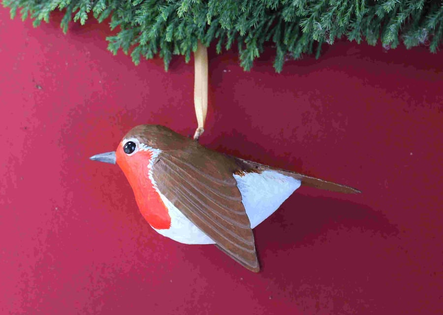 Robin tree ornament