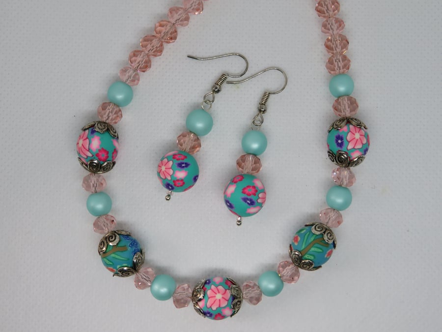 Amelia Necklace and Earrings Set
