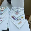 Set of 10 fancy card blanks and fancy envelopes.