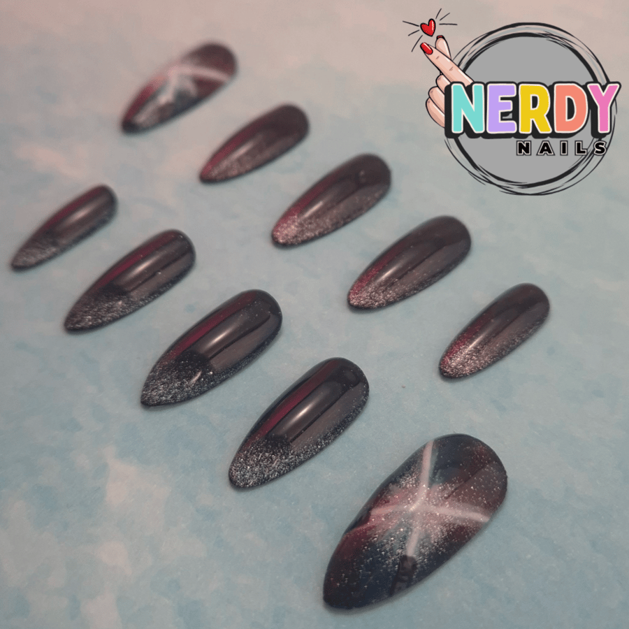 Sith vs Jedi inspired Star Wars Press on Nails