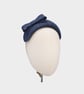 Navy Sinamay Fascinator Occasion Hat  - Image 2