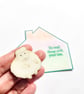 Hand-painted Shrink Plastic Brooch with hand-coloured card - Image 2
