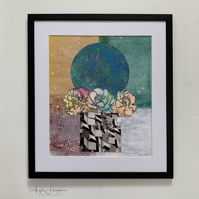 Artwork - Framed MM Collage with Photographs and Original Prints - Home