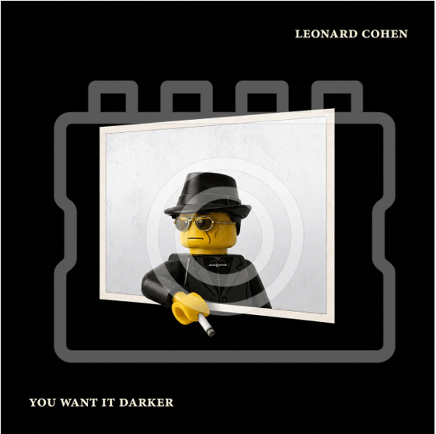 LEONARD COHEN - Lego-inspired Album Artwork - Great Gift - Ready to Frame