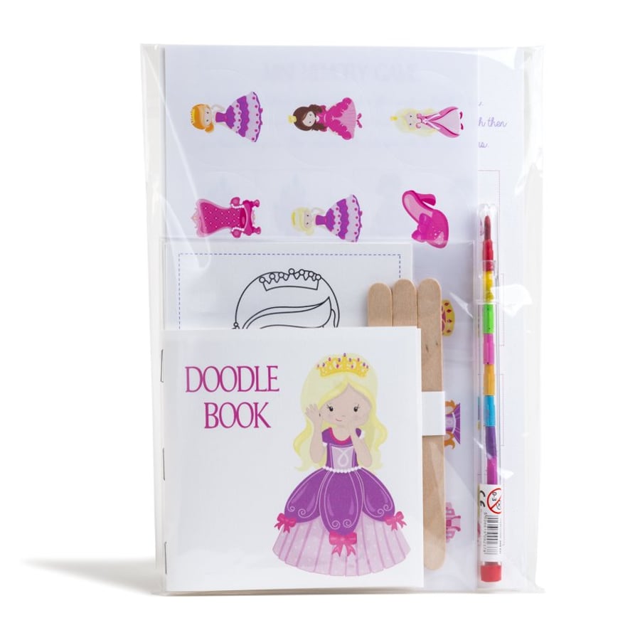 Princess Party Favour Activity Bundles -pack of 6