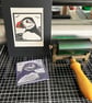 Lino Print - Puffin - Handprinted - Puffins - Image 2