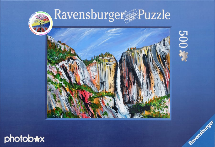 Yosemite Falls 500 Piece Puzzle 