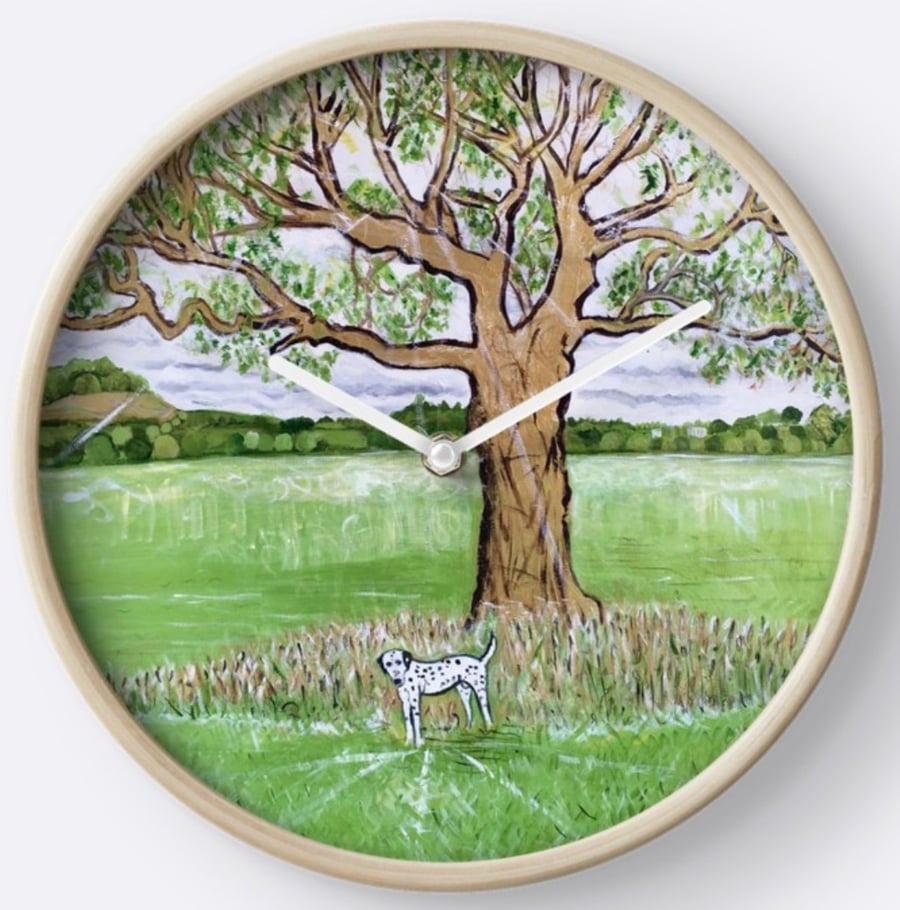 Beautiful Wall Clock Featuring The Painting ‘So Great And Mighty’