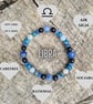 Libra Zodiac Star Sign Gemstone Bracelet  - Image 1