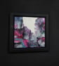 Daydream in pink acrylic abstract framed  - Image 8