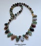 Dainty Fancy Jasper Sterling Silver Necklace - Image 6