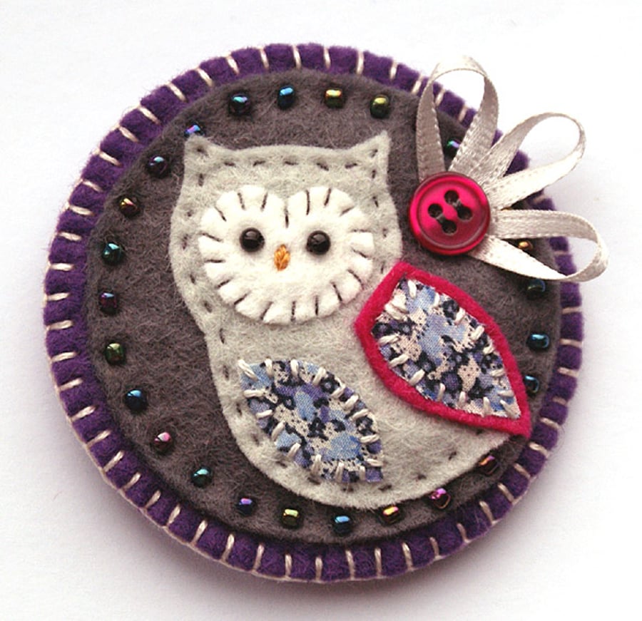 Owl Brooch